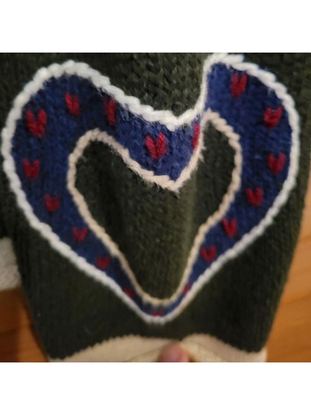 Christopher & Banks Christmas Sweater Cardigan Womens L - Picture 5 of 8